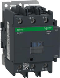 Schneider Electric TeSys D - LC1D80P7 - AC mágneskapcsoló, 37kW/80A (400V, AC3) , csavaros csatlakozás, 1Z+1NY (LC1D80P7)