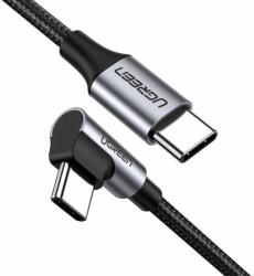 UGREEN Cablu de date UGREEN Cot, USB-C - USB-C, QC 3.0, PD, 3A, 60W, 1m, Negru