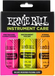 Ernie Ball Instrument Care 3-pack w/Microfiber Polish Cloth