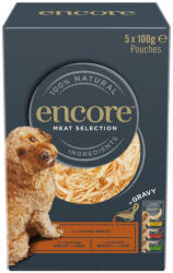 Encore 5x100g Encore Dog szószban tasakos nedves kutyatáp mix Hús válogatás (3 fajta)