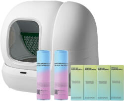 PETKIT Petkit Pura Max macska WC - Kezdőkészlet: Petkit Pura Max 2.0 macska WC + macska WC zacskó + N50 szagtalanító