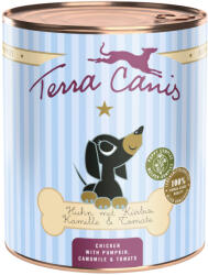 Terra Canis 12x800g Terra Canis Puppy Menue csirke, tök, kamilla nedves kutyatáp