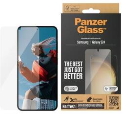 Panzer Ultra-Wide Fit edzett üveg applikátorral Samsung Galaxy S24-hez üvegfólia