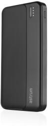 Astrum PB620 Power Bank - Gyorstöltő PD 3.0, Qc 4.0, 2X USB-A (2.4A), 1X Type-C (22, 5W), 10000mAh, Fekete