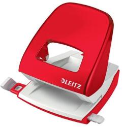 Leitz Lyukasztó, kétlyukú, 30 lap, LEITZ "Nexxt Wow", piros (E50081026) - primatinta