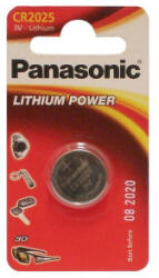 Panasonic CR2025 3V lítium gombelem (1db/csomag) (CR-2025EL/1B)