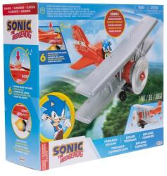 JAKKS Pacific Set de joaca Sonic - Tornado Airplane, cu figurina, 6 cm Figurina
