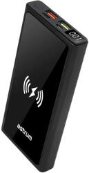 Astrum PB640 Power Bank - Gyorstöltő PD 3.0, Qc 4.0, Vezeték Nélküli Töltéssel, 10000mAh, Fekete