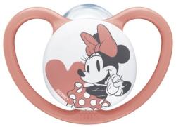 Nuk Suzetă din silicon Nuk - Space Mickey, 18-36 luni, roșie, cu cutie (10739747)