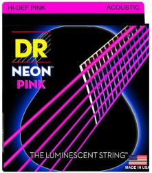 DR Strings NPA-12 HiDef Neon Akusztikus gitárhúrok (NPA-12)