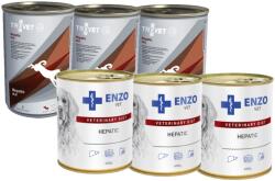 TROVET TROVET HLD Hepatic A kutyának 3x400g + 3xENZO VET Hepatic kutyák májbetegségeire 400g