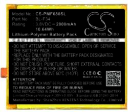  BL-F34 Telefon akkumulátor 2800 mAh (BL-F34)
