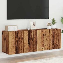 vidaXL 2 db antik fa színű falra szerelhető TV-szekrény 60 x 30 x 41cm (857663)