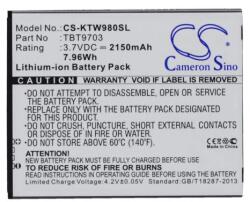  TBT9703 Akkumulátor 2150 mAh (TBT9703)