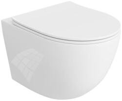 Lavita Sinto wc csésze lassú záródású ülőkével függesztett perem nélkül fehér fényes 5900378356752 (5900378356752)