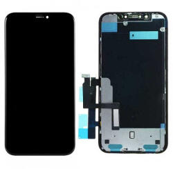  Apple iPhone XR lcd kijelző és érintőpanel, fekete (LTPS, COF, FHD1080p, 12 hónap MaylineCare garancia)