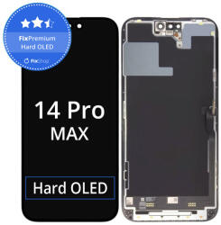 Apple Ecran Hard OLED pentru iPhone 14 Pro Max, Sticlă tactilă cu ramă, FixPremium