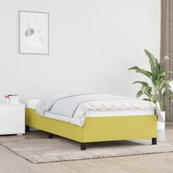vidaXL zöld szövet ágykeret 90x190 cm (347033)