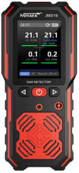  NOYAFA JMS19 - gázdetektor: H2S, O2, CO, LEL és hőmérsékletmérés (jms19)
