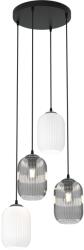 Emibig Verdi függőlámpa 4x15 W fehér-fekete-grafit 1436/4PREM
