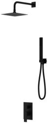 Lavita Aquila zuhany készlet beépített trópusi zuhany opcióval fekete 5900378342977 (5900378342977)