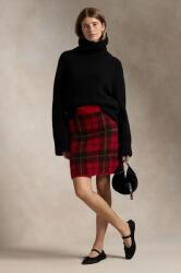 Ralph Lauren gyapjú szoknya piros, mini, egyenes, 211947923 - piros XS