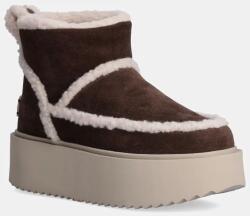 Inuikii velúr hócipő Inuikii X Coccinelle Classic Low Shearling barna, 75204-150 - barna Női 41