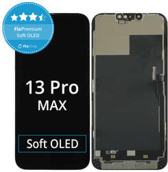 Apple iPhone 13 Pro Max - LCD Kijelző + Érintőüveg + Keret Soft OLED FixPremium