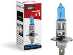 Autolife Halogén izzó H1 +50% emelt fényerővel, Fehér - 55W 12V LONGLIFE - 1db (28102_alf)