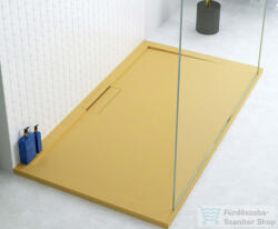 becrisa VALENTIA 90x130 cm-es (A oldal x B oldal, lásd műszaki rajz) zuhanytálca fémes hatású felülettel, mustard metalizado VAL33L90X130 (VAL33L90X130)