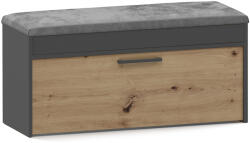  Cipőtároló Mandeville 216 (Antracit + Artisan tölgy)