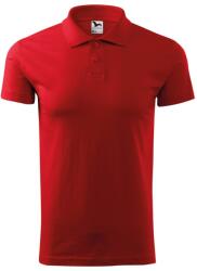 MALFINI Tricou polo bărbați Single J. - Roșie | S (2020713)