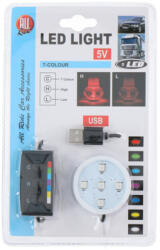 USB-s illatosító megvilágító LED lámpa 12/24V RGB
