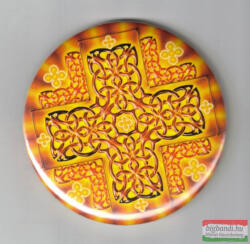 Merkúr-Uránusz Alkotóműhely Oltalmazó mandala - fém hűtőmágnes (Ø 6cm) kör forma