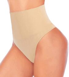 Weisangmi Lenjerie Modelatoare tip Tanga, Talie Inalta, Bej, Weisangmi, 2XL, OTC3