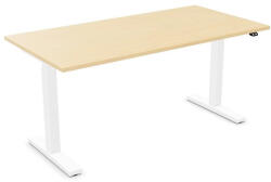 Nowy Styl Íróasztal NOWYSTYL elektromosan állítható magasságú 1600x800 mm fehér T-lábas világos fenyő (WEUP009-00000288) - papir-bolt