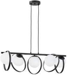 Viokef Lighting Bubble fekete-fehér függesztett lámpa (VIO-3100300) E14 5 izzós IP20 (3100300)