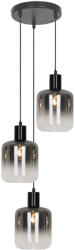 Viokef Lighting Adam fekete-füstszínű függesztett lámpa (VIO-4278400) E27 3 izzós IP20 (4278400)