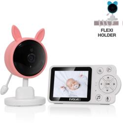 EVOLVEO Baby Monitori N3 Monitor video pentru copii roz (CAM-3P)