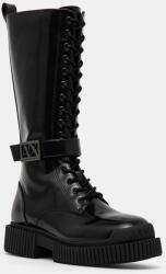 Armani Exchange csizma fekete, női, platformos, XDO017 XV876 00002 - fekete Női 38
