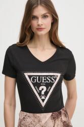 Guess t-shirt női, fekete, W5RI21 J1314 - fekete S
