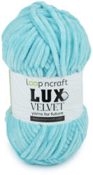  Lux Velvet prémium zsenília fonal LV10-21 - Baba kék
