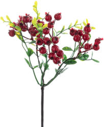 Valex Decor Bogyós ág, 28.5cm magas - Piros (AF029-01)