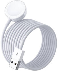 Choetech T401 Apple Watch töltő USB-A csatlakozóval - fehér