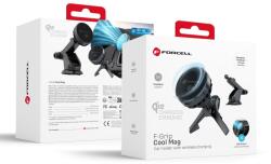 Forcell F-Grip Cool Mag MagSafe-kompatibilis vezeték nélküli autós töltő "Cool Protect" hűtőtechnológiával Qi2 15W - fekete
