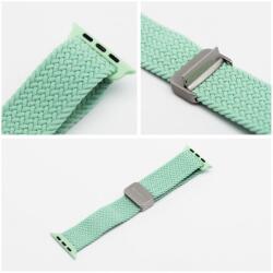 Forcell F-Design FA2 fonott mágneses csereszíj Apple Watch 42 / 44 / 45 / 49 mm - mentazöld