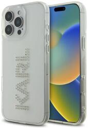 KARL LAGERFELD KLHCP16XHKLSTDCT iPhone 16 Pro Max 6, 9" husă dură transparentă IML cu cristale Swarovski Logo (KLHCP16XHKLSTDCT)