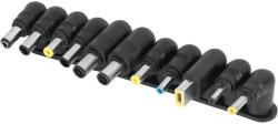 Rebel Electro univerzális utazási töltő 120W 12-19, 5V automata 11 dugó fekete