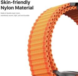 Dux Ducis YC Nylon csereszíj Apple Watch 38 / 40 / 41 mm - narancssárga