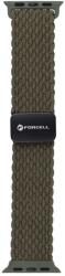 Forcell F-Design FA2 fonott mágneses csereszíj Apple Watch 38 / 40 / 41 mm - sötét olívazöld